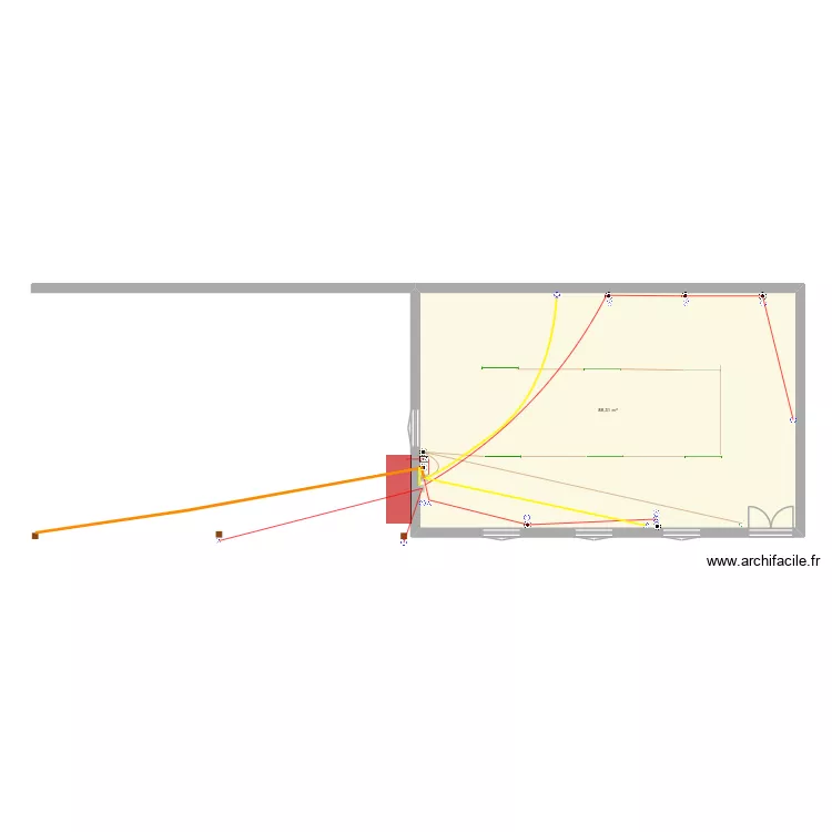 MENUISERIE. Plan de 1  et 88 m²