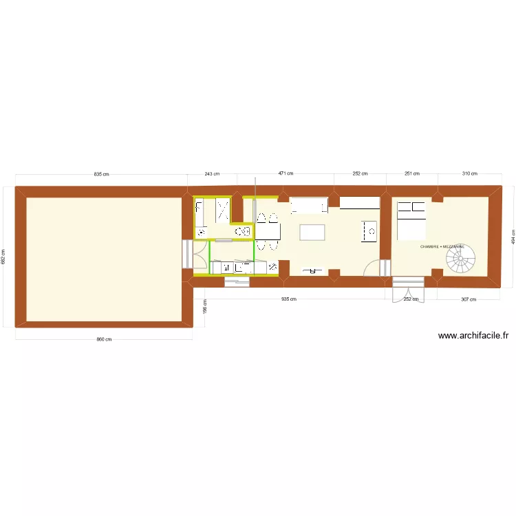 MAISON OPOUL 2. Plan de 