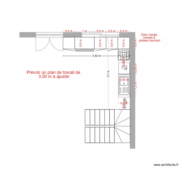 cuisine Nadi. Plan de cuisine Nadi. Plan de