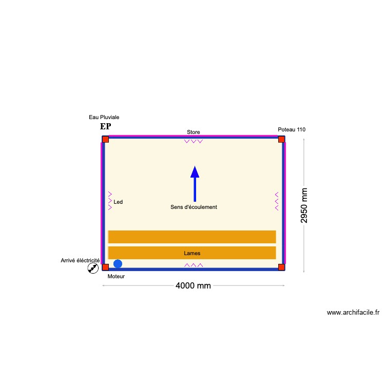 Moufarak. Plan de 0 pièce et 0 m2 Moufarak. Plan de 0 pièce et 0 m2