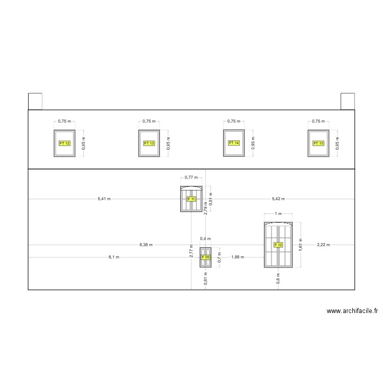 Hwol - Face arriere. Plan de 0 pièce et 0 m2