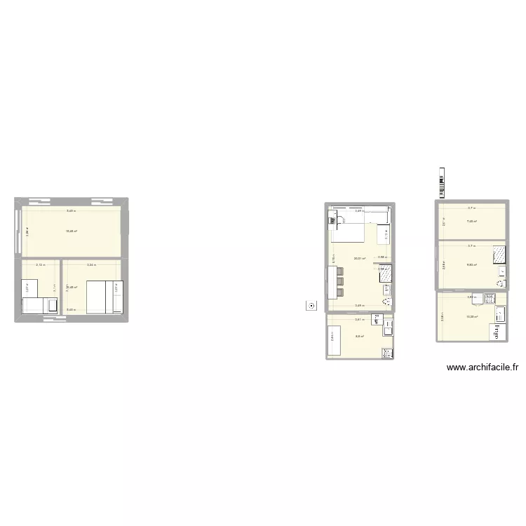 geometre 3. Plan de 7 et 88 m² geometre 3. Plan de 7 et 88 m²