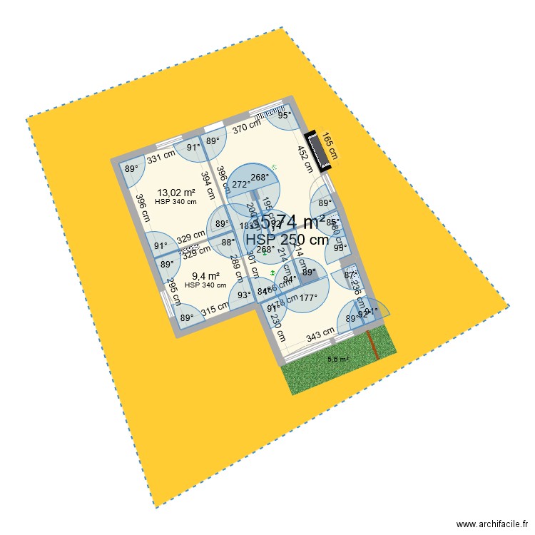 F3 Le Mourillon. Plan de 0 pièce et 0 m2