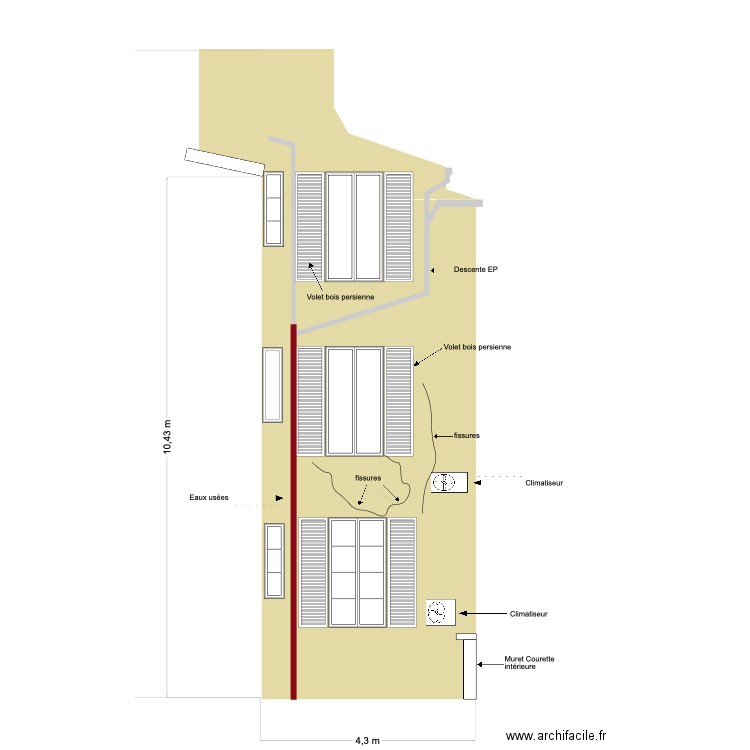 3 NAZARETH- état initial. Plan de 0 pièce et 0 m2