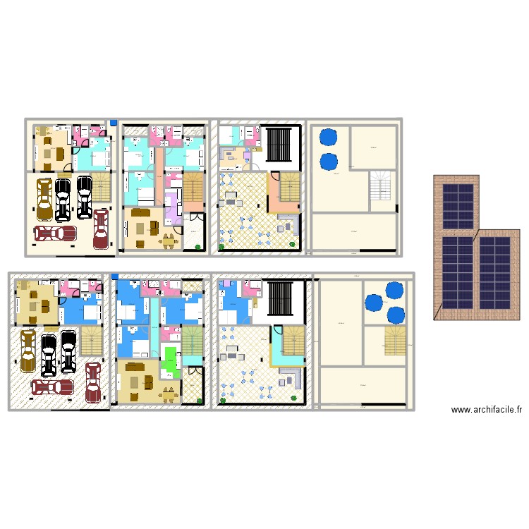 10/15. Plan de 97 pièces et 1198 m2