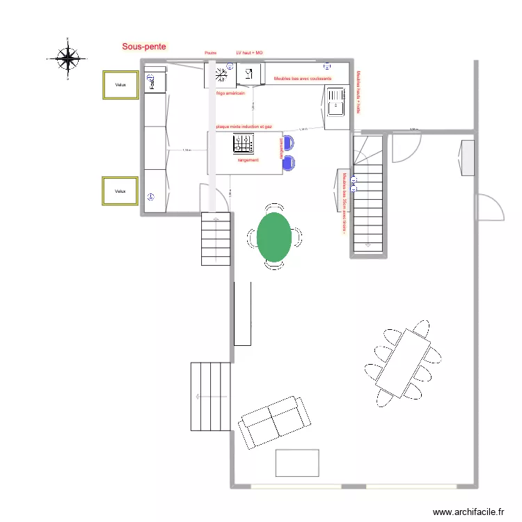 Yosemite Cuisine LOULETTE. Plan de Yosemite Cuisine LOULETTE. Plan de