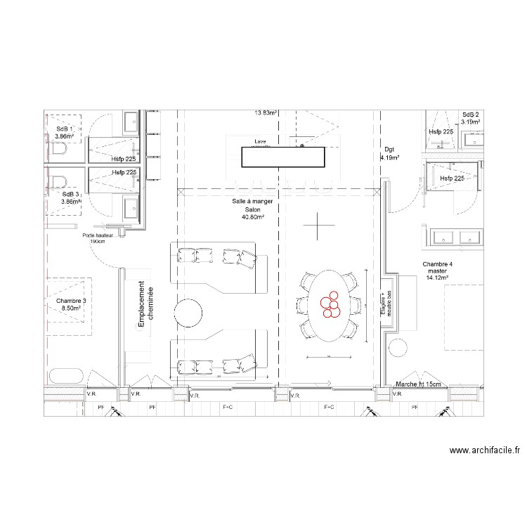 hanus 6 chaises. Plan de 0 pièce et 0 m2