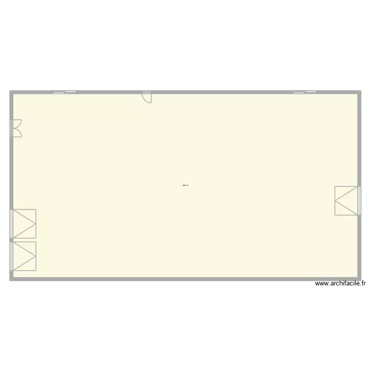 Batiment APPPOC. Plan de 1 Pièce et 480 m²