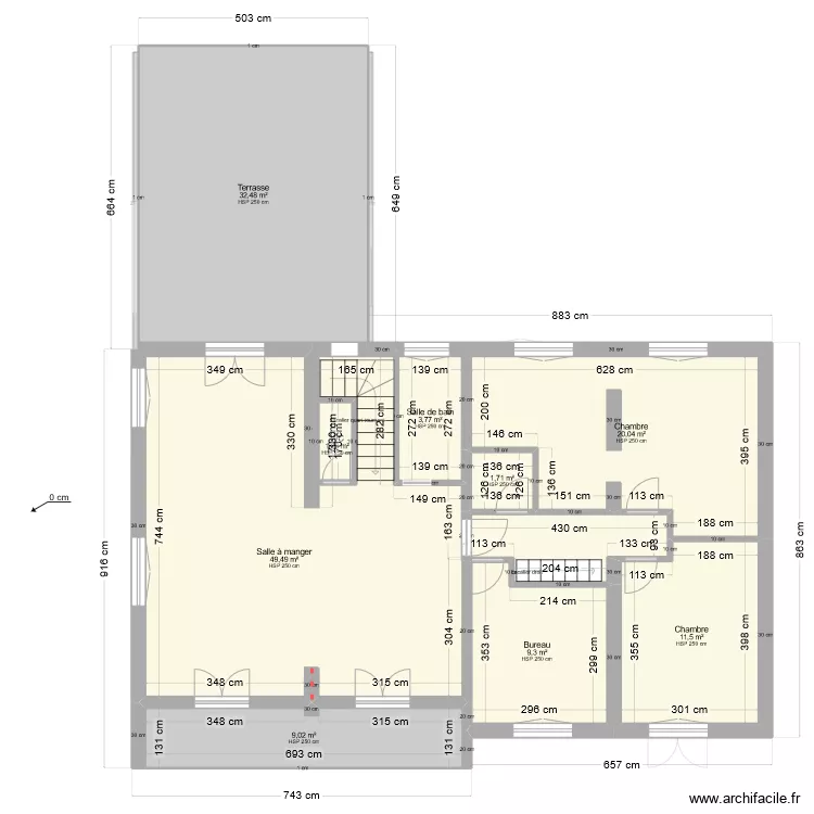 garage nord. Plan de garage nord. Plan de