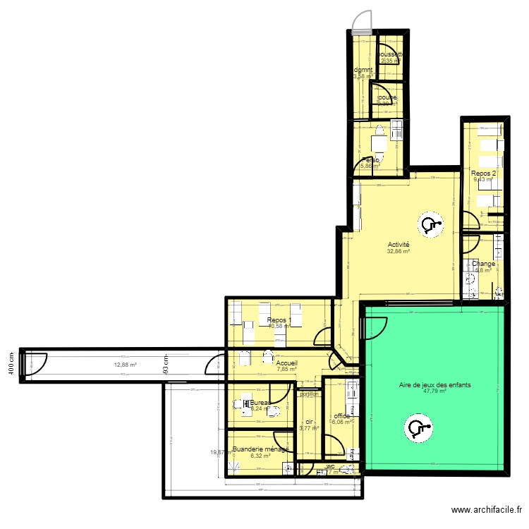 93 Aubervilliers Motte Projet JORDAN V JR1. Plan de 0 pièce et 0 m2