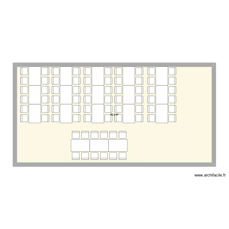 SALLE MARIAGE. Plan de 1 Pièce et 83 m² SALLE MARIAGE. Plan de 1 Pièce et 83 m²