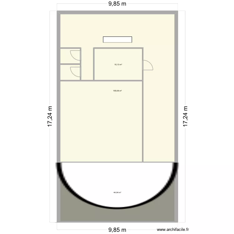 Surélévation 3. Plan de 3 et 155 m² Surélévation 3. Plan de 3 et 155 m²