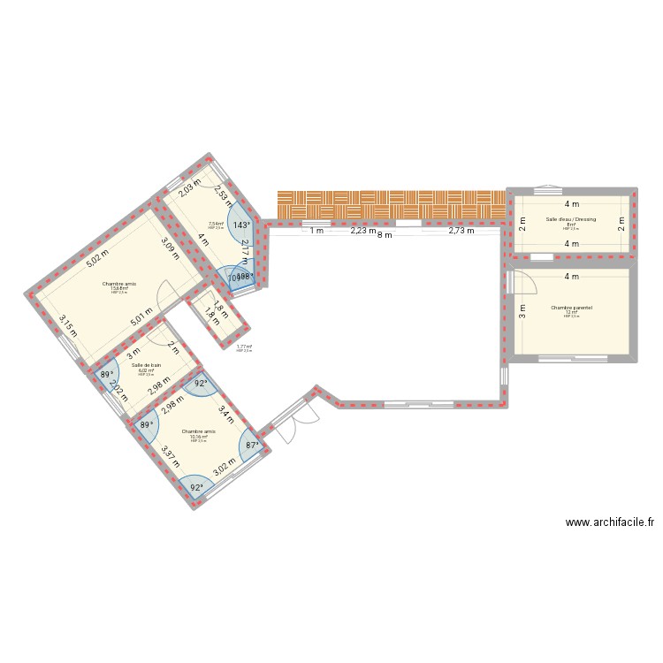 Ma maison 2. Plan de 7 pièces et 95 m2