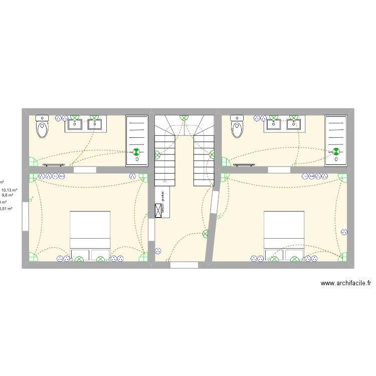 DOMAINE DE REVE EXTENSION. Plan de 5 pièces et 67 m2