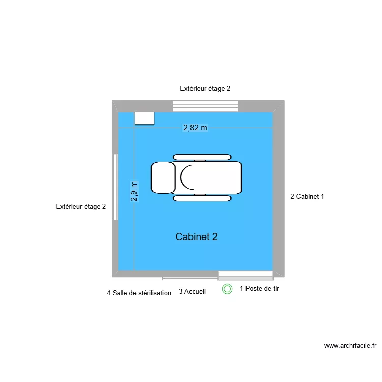 10462 Cabinet 2. Plan de 