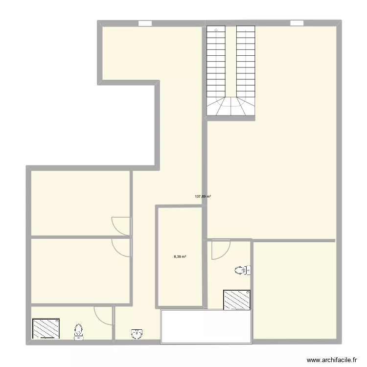 test2. Plan de 2  et 159 m²