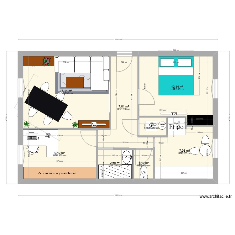Appart. Plan de 0 pièce et 0 m2 Appart. Plan de 0 pièce et 0 m2