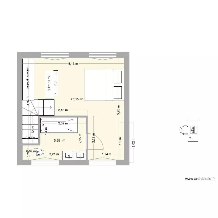 Plan combles version Sylvie. Plan de Plan combles version Sylvie. Plan de