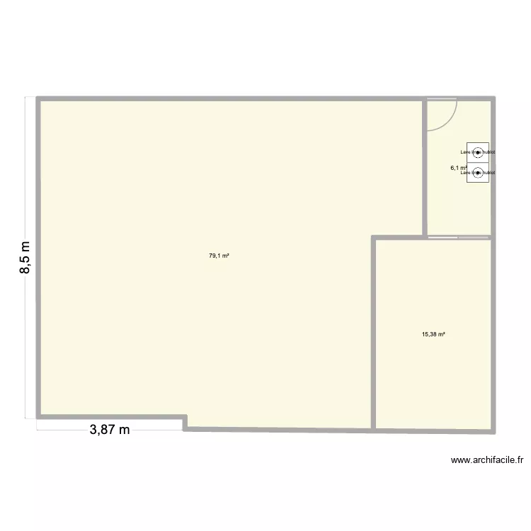 Maison Suc&eacute; sur erdre. Plan de 3  et 101 m²