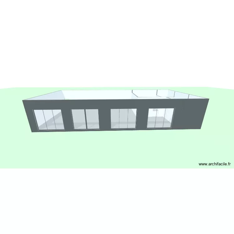 Plan local mv. Plan de 4  et 173 m²