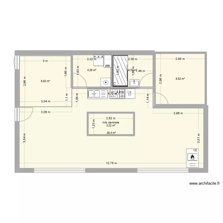 projet maison ideal. Plan de 