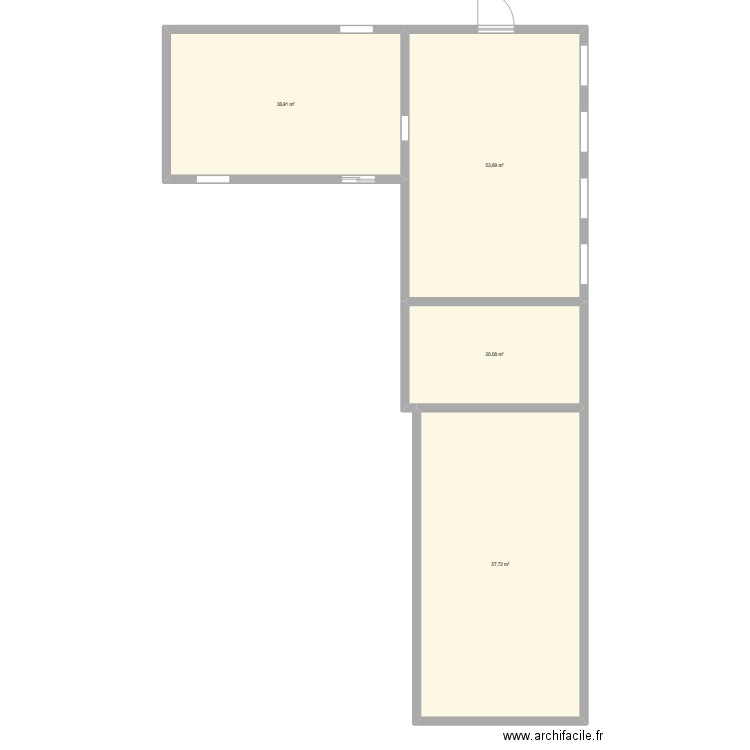 maison 08/25. Plan de 4 pièces et 170 m2