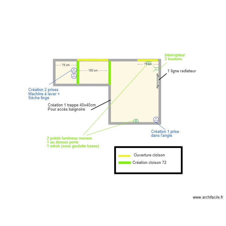MULDER. Plan de 7 pièces et 12 m2