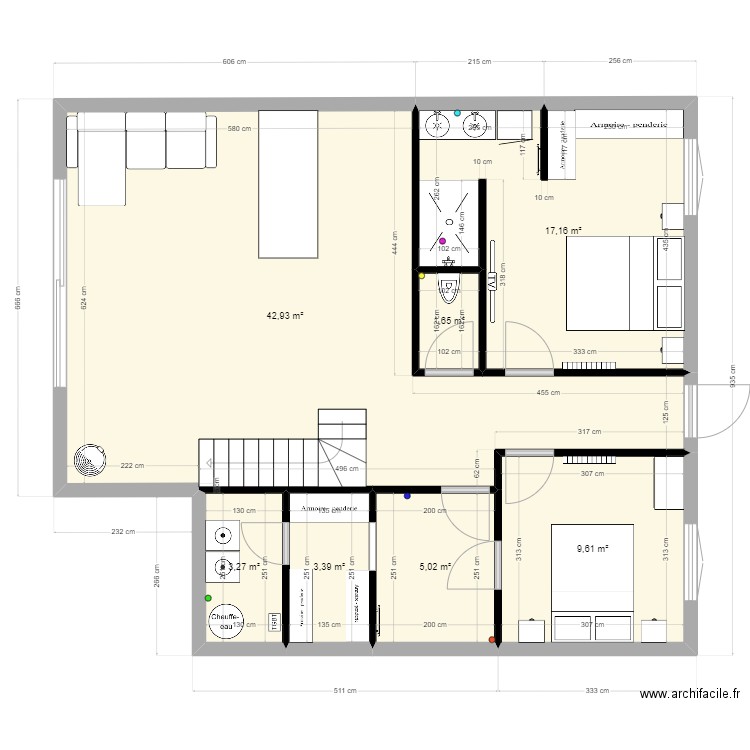 Maison. Plan de 0 pièce et 0 m2