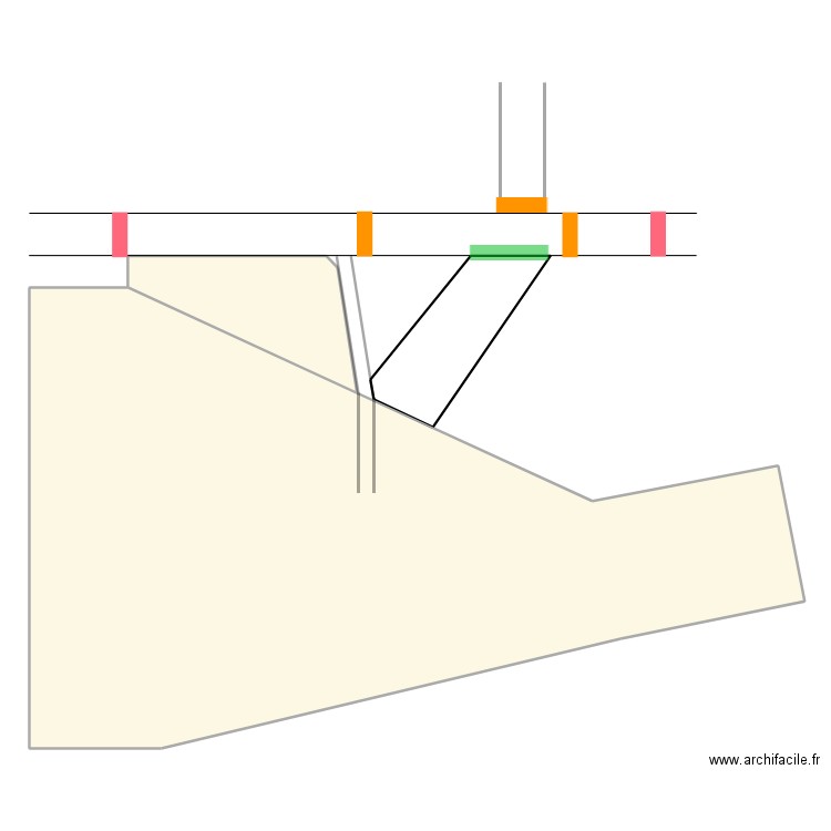 cariste 1.2. Plan de 3 pièces et 343 m2