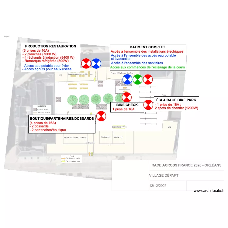 RAF26 - ORL&Eacute;ANS D&Eacute;PART RESSOURCES. Plan de 