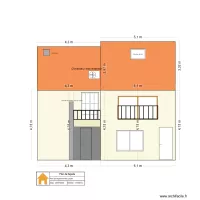 Plan de fa&ccedil;ade arri&egrave;re : projet avec climatisation