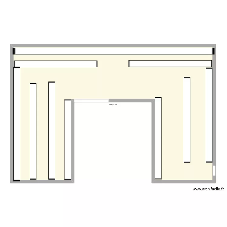 maridat trav&eacute;e choix 1. Plan de 1  et 148 m²