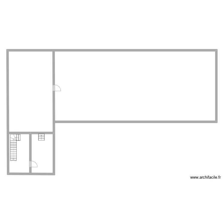 Zwevegem - Bellegemstraat 52B - zolder. Plan de 