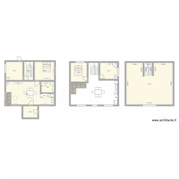 maison marcel. Plan de 9 et 161 m² maison marcel. Plan de 9 et 161 m²