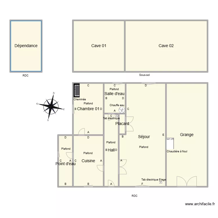 0_CroquisPb_WEBER_RDC. Plan de 