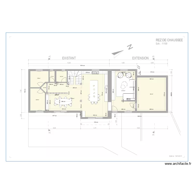 Seb & Myriam DAVID am&eacute;nagement. Plan de 