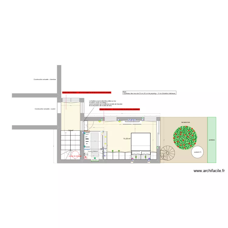 Extension V1. Plan de 