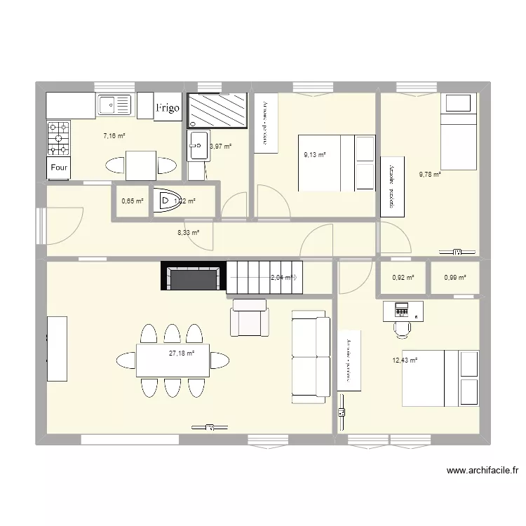 13 Alouettes bis . Plan de 