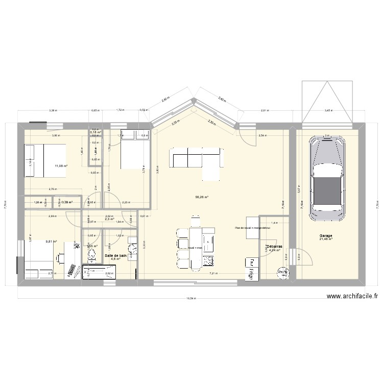 Montrabé_2. Plan de 10 pièces et 117 m2