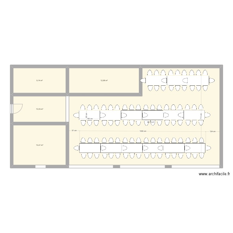 AUVENT AUSSAC 2. Plan de 5 pièces et 140 m2