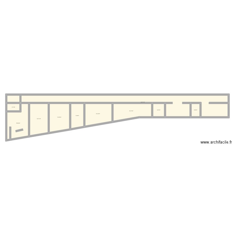 cabinet dentaire bacalan V1. Plan de 10 pièces et 139 m2