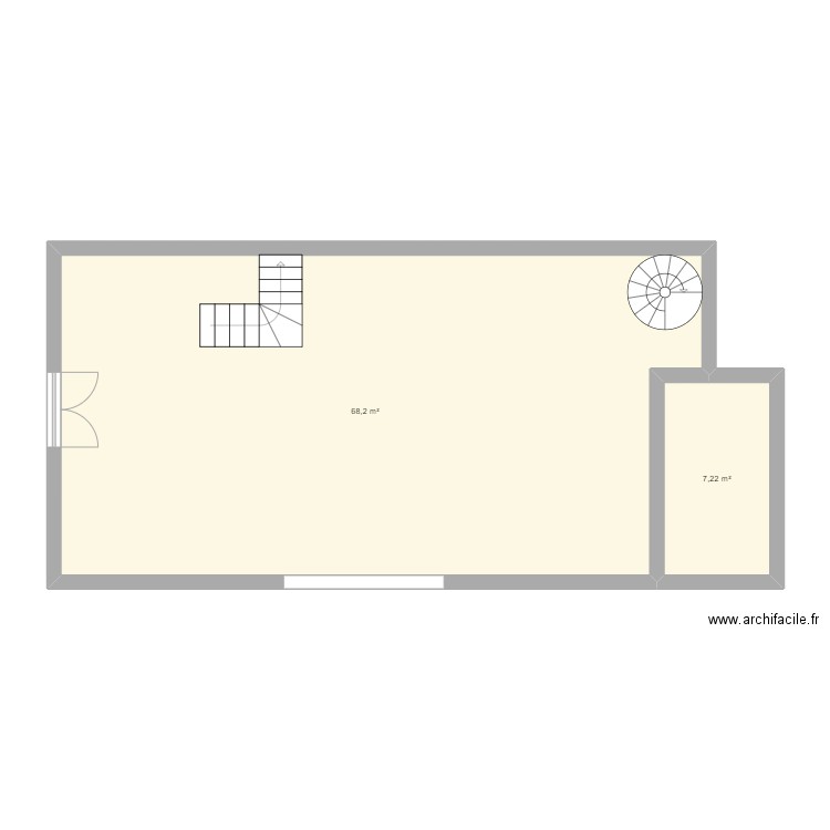 PLAN RDC StayIn. Plan de 0 pièce et 0 m2