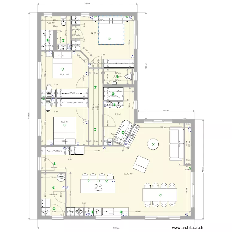 MEZOS NOUVEAU. Plan de 
