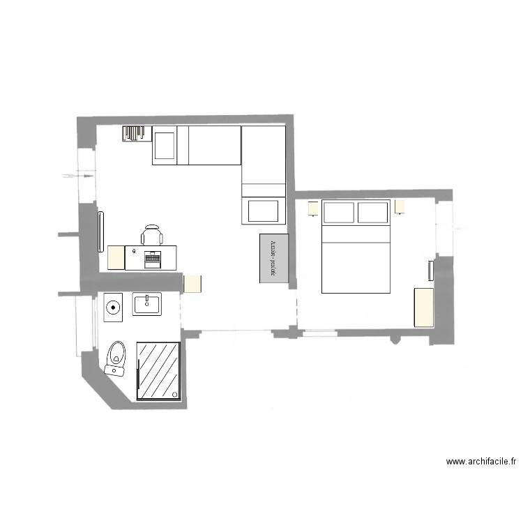 LOGE. Plan de 0 pièce et 0 m2