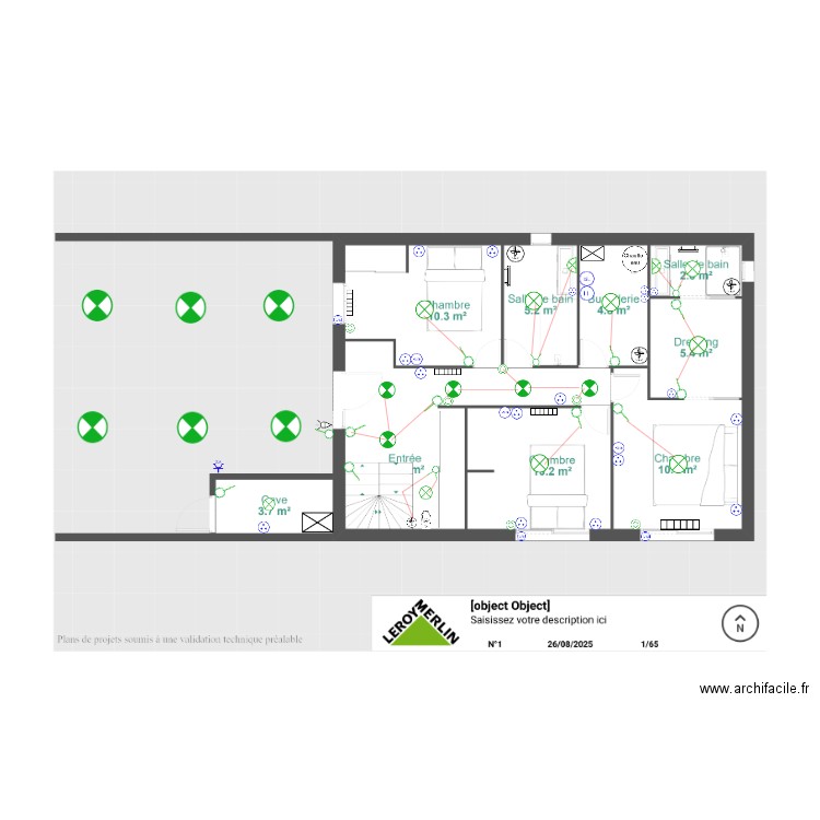 manu rdc. Plan de 0 pièce et 0 m2