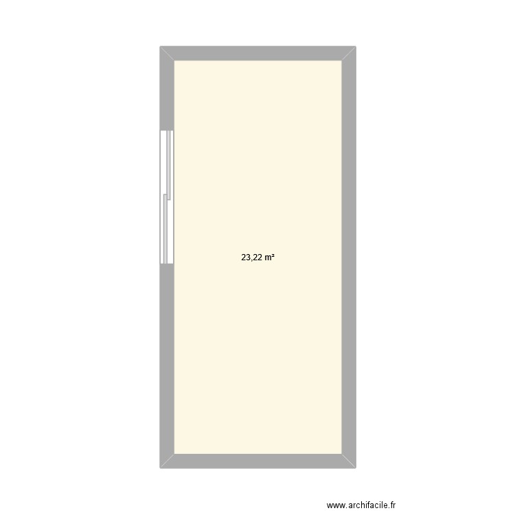 CUISINE. Plan de 1 pièce et 23 m2