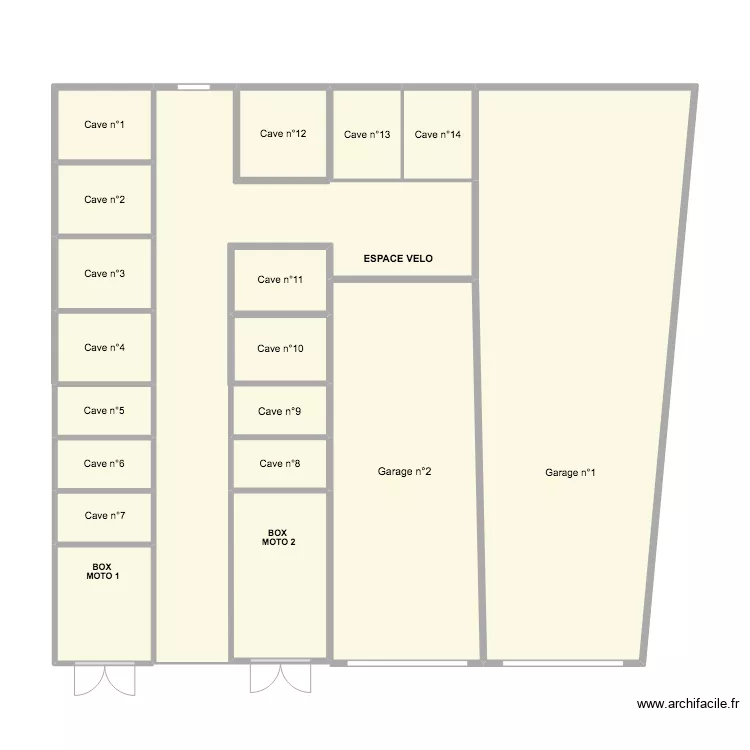sci marko BOX GARAGE bis. Plan de sci marko BOX GARAGE bis. Plan de