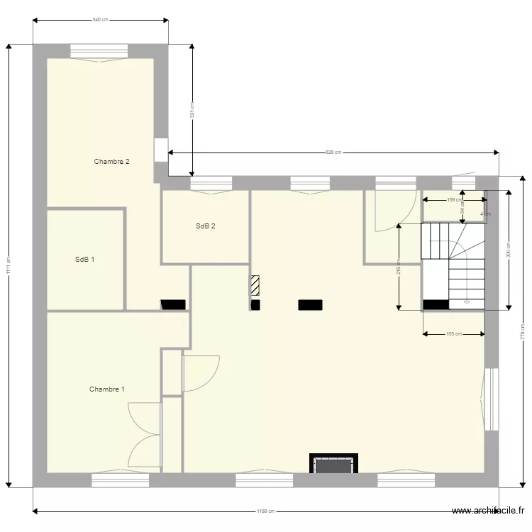 Maison Francheville le bas v1. Plan de Maison Francheville le bas v1. Plan de
