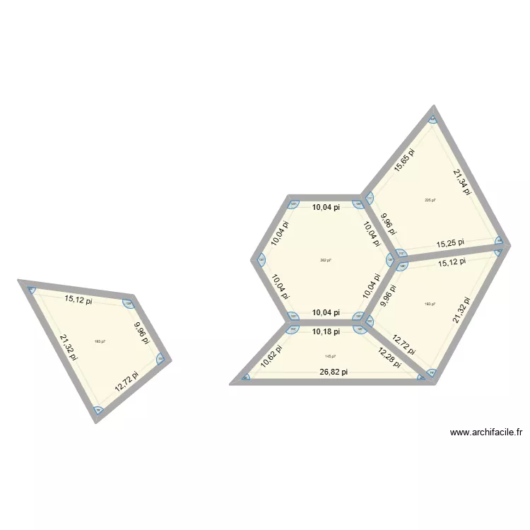 Plan_maison. Plan de 5 Pièces et 94 m²