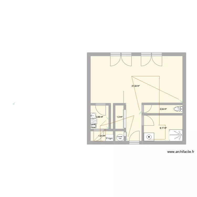 plan george a construire. Plan de 6 Pièces et 45 m² plan george a construire. Plan de 6 Pièces et 45 m²